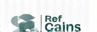 Reef Gains Logo in white